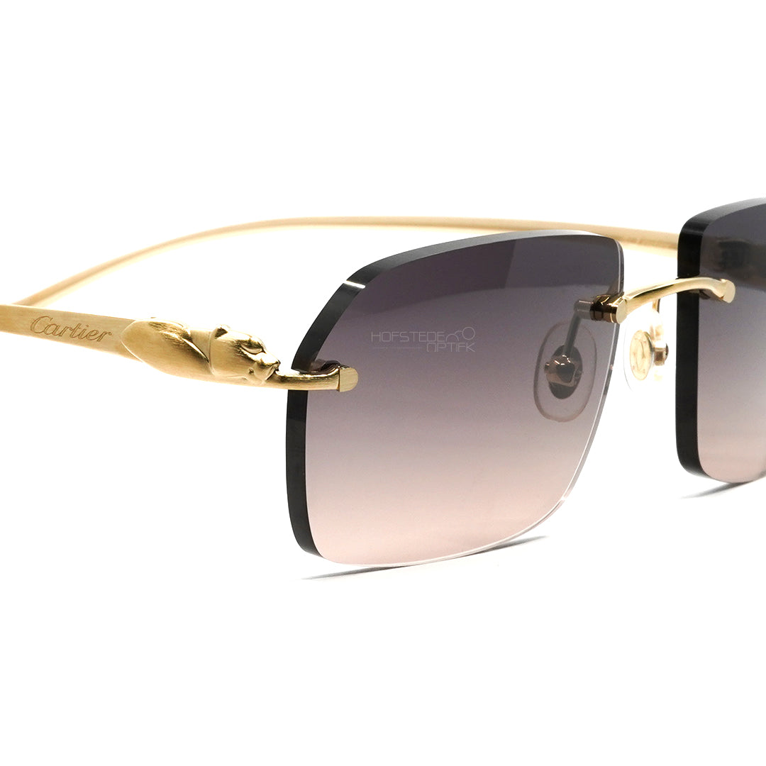 Cartier Custom Panthere CT0061O Brushed Gold